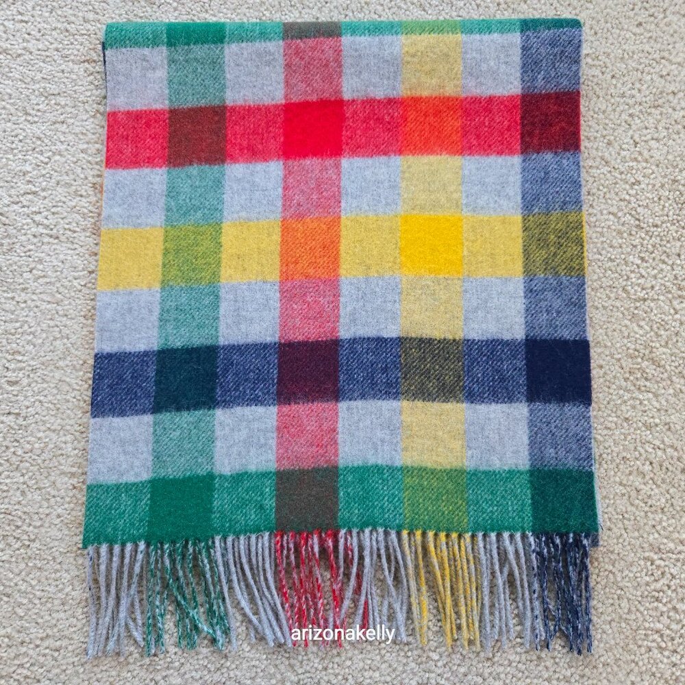 NWOT Hudson's Bay Company 100% Wool Stripes Colorful HBC - Picture 10 of 11